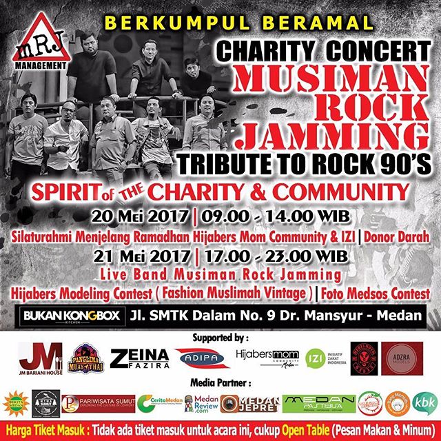 CHARITY CONCERT, MUSIMAN ROCK JAMMING