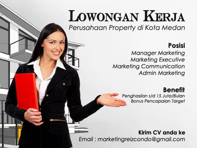 Lowongan Kerja Perusahaan Property di Kota Medan