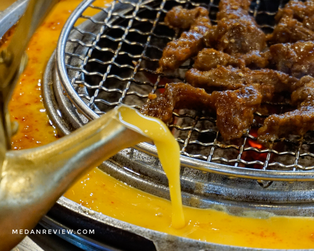 Proses Bakar Cheezegalmaegi Dibarengi Goreng Telur + Kimchi Cincang