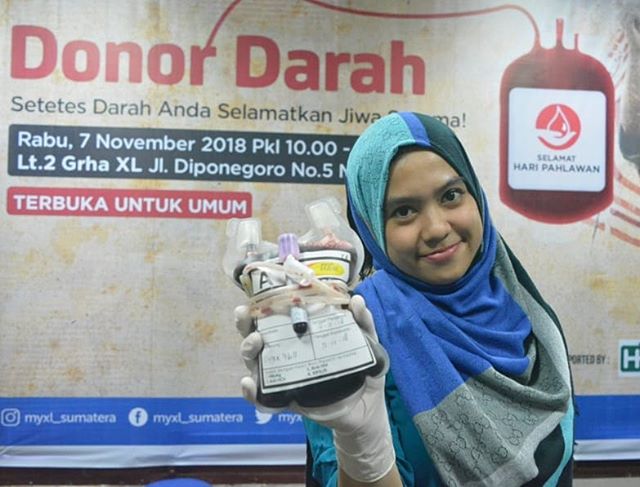 Sambut Hari Pahlawan, XL Gelar Kegiatan Donor Darah