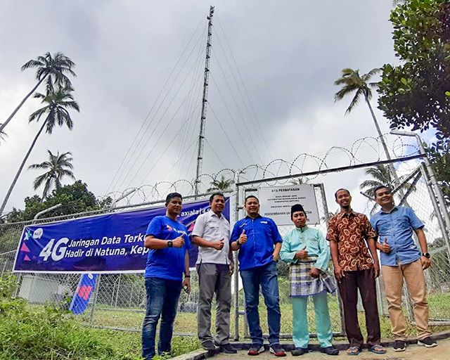 XL Axiata Resmikan BTS 4G Universal Service Obligation (USO) di Natuna