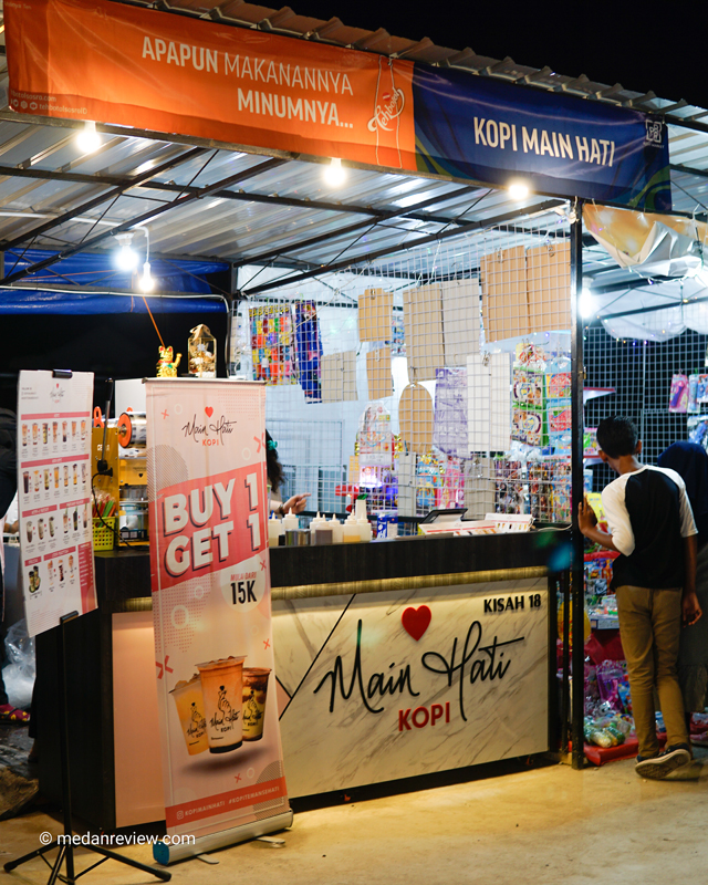 Kopi Kekinian di PRR Night Market Marelan