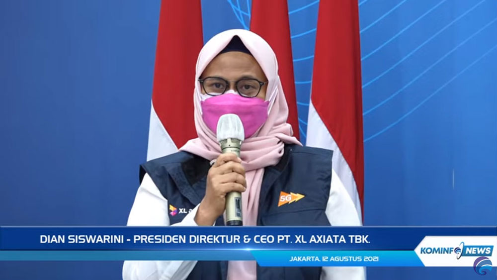 Keterangan Press Ibu Dian Siswarini - Presiden Direktur & CEO XL Axiata