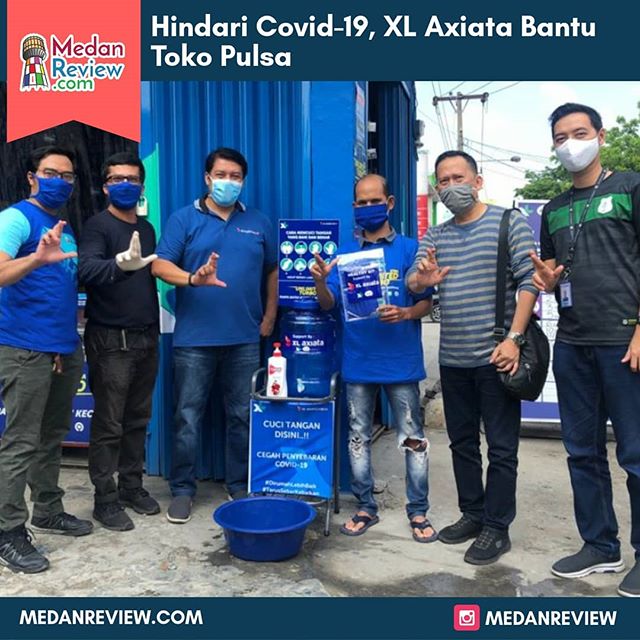 Hindari Covid-19, XL Axiata Bantu Toko Pulsa